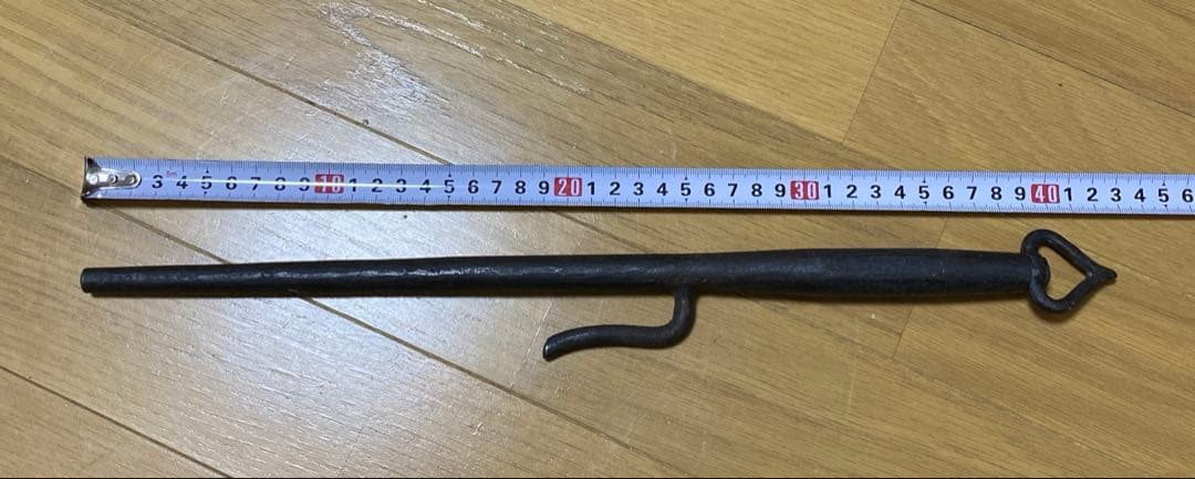 時代品 正宗 在銘 鉄地十手 武具