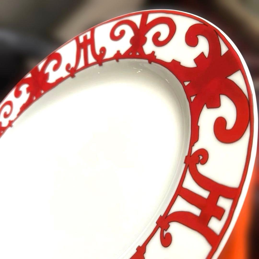 エルメス プレート オーバル　大皿 ガダルキヴィール　レア　37cm