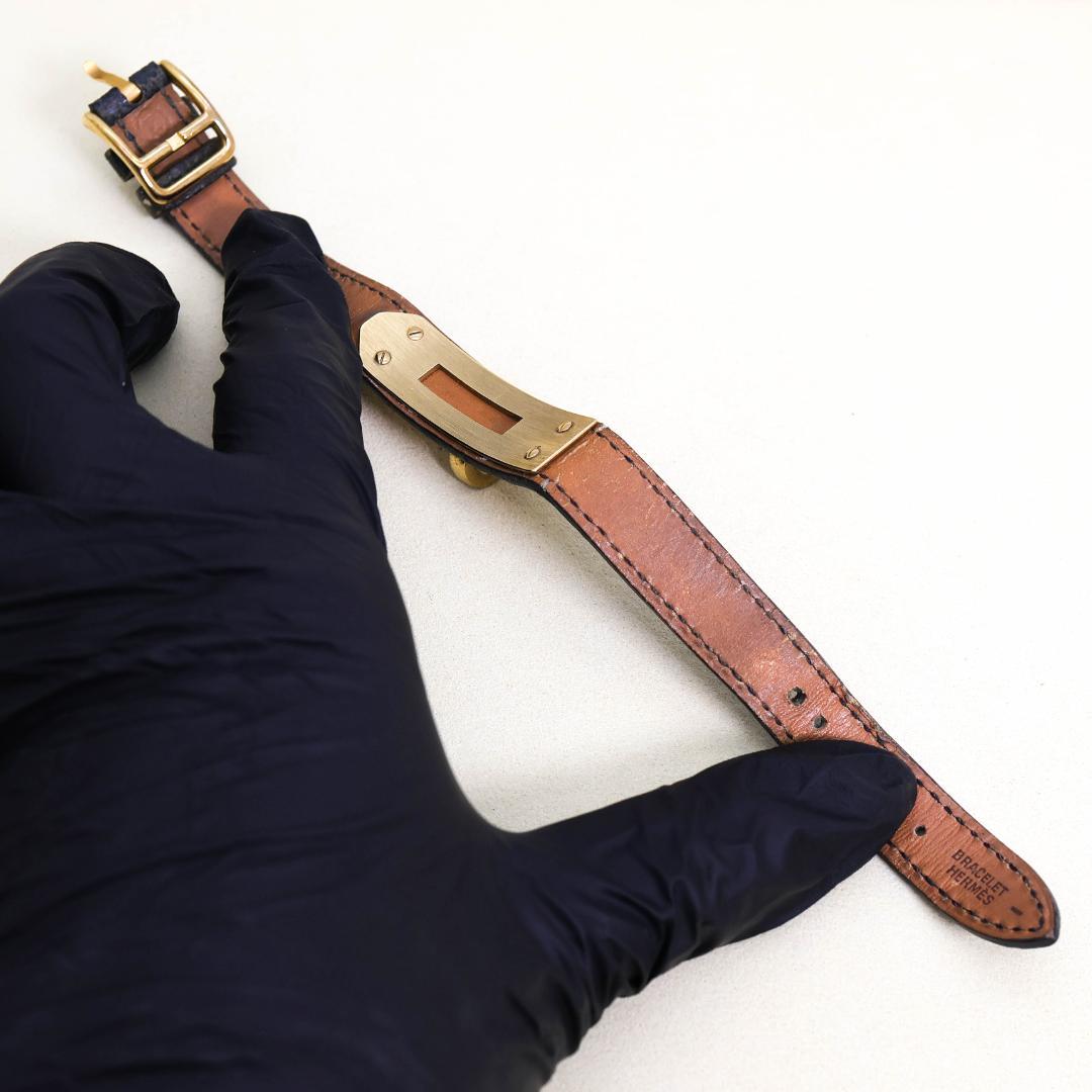 ジャンク品 Hermes ケリーウォッチ 腕時計 カデナ ヴィンテージ 2427