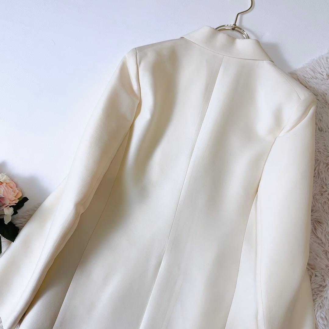 新品タグ付ꕥアナイ ウールシルクダブルテーラードジャケット 上品 日本製 M