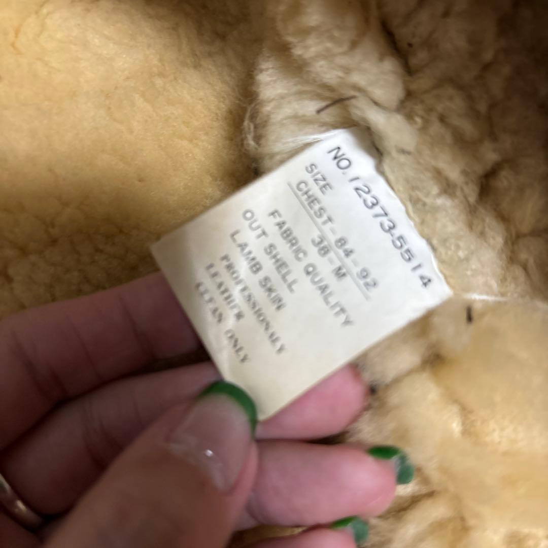 にゃん様　フライトジャケット　ムートンコート