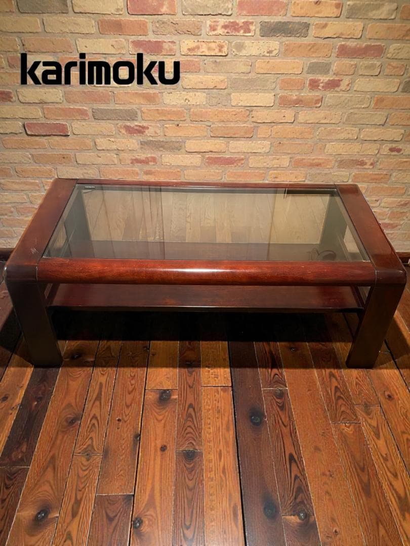 カリモク karimoku センターテーブル ガラストップ