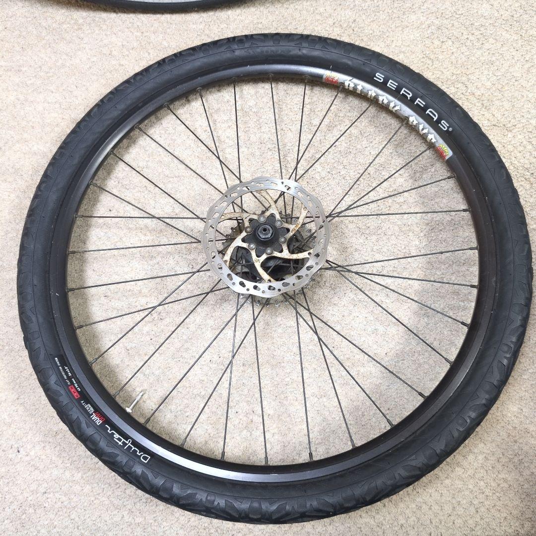 MTB 26インチホイールセット　SUNRIMS BLACKEYE