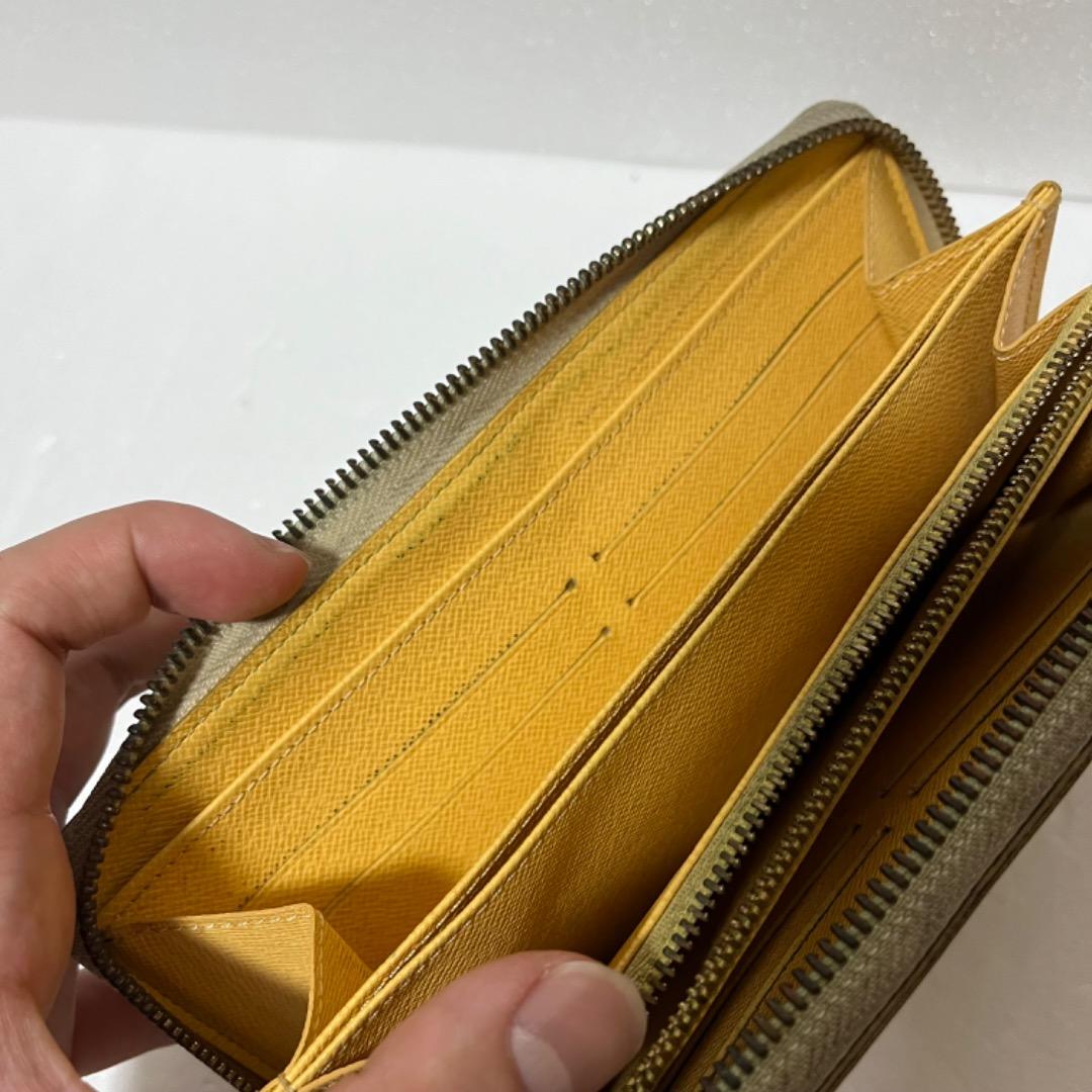 ルイヴィトン　アズール　イリュストレ　ジッピーウォレット　長財布　N63006