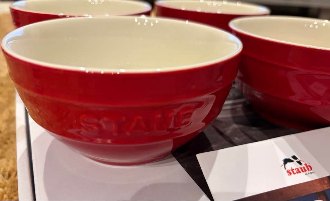 新品 STAUB セラミック食器セット チェリー