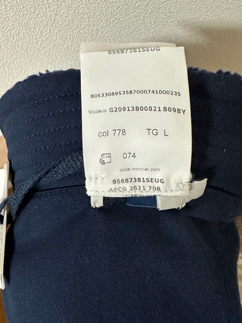 ☆新品☆モンクレール　MONCLER ボア バケットハット　ロゴ刺繍　モンクレ