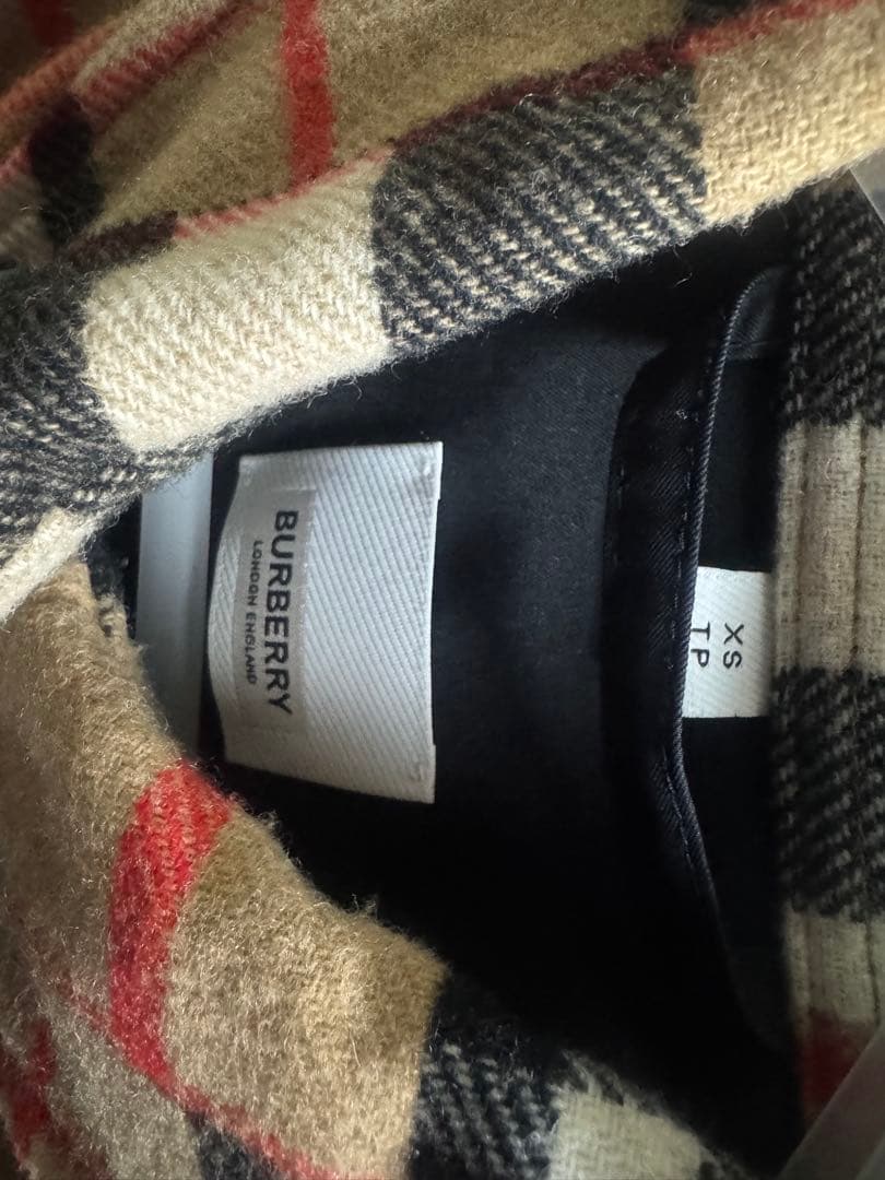 【未使用級】バーバリーパッチワークチェックジャケット