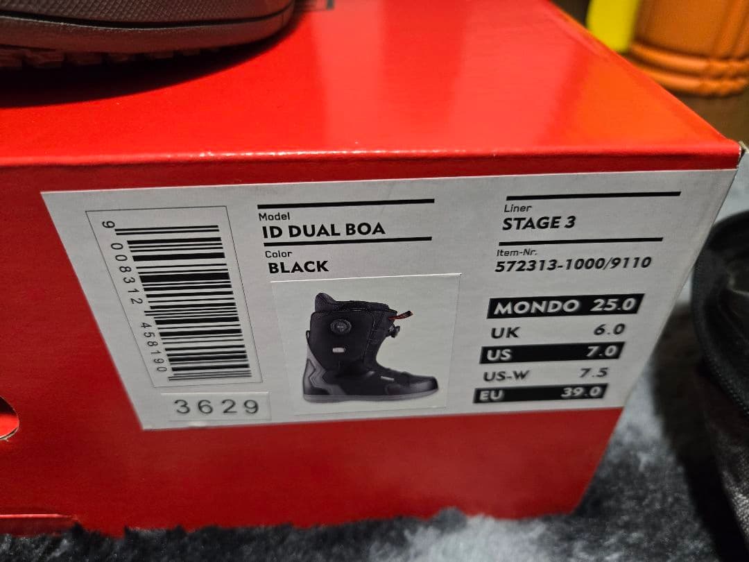 DEELUXE ID DUAL BOA ブラック 25.0