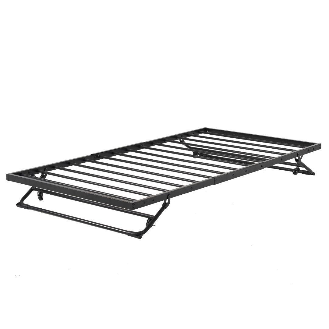 【マットレス付】 パイプベッド折りたたみベッド ベッド 下収納 耐荷重120kg