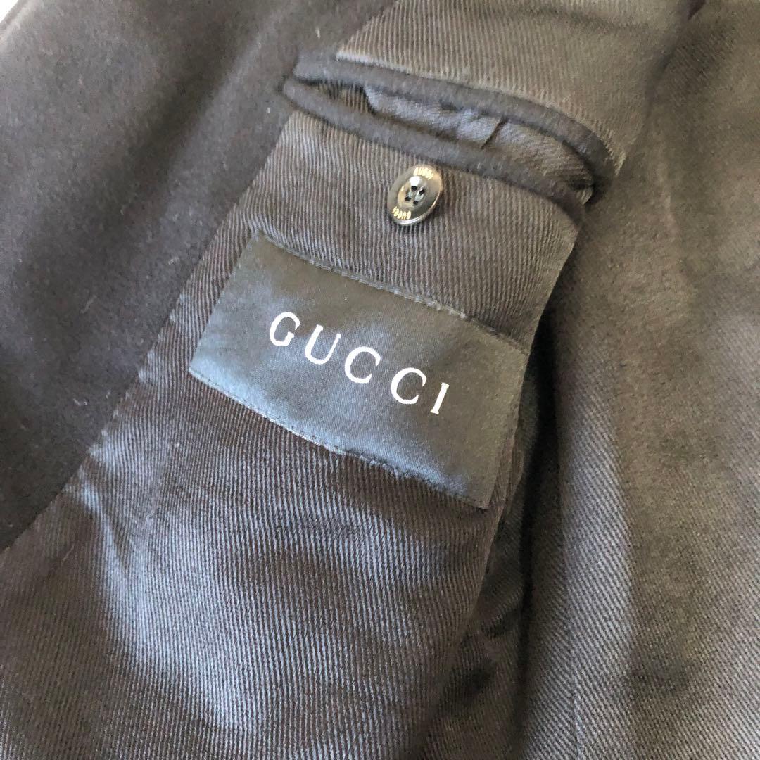 GUCCI by tom ford ウール Pコート ブラック archive