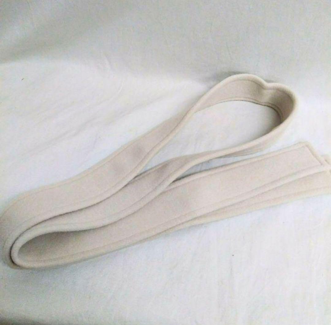 【98】未使用タグつき ナノユニバース ベルベットチェスターコート アイボリー