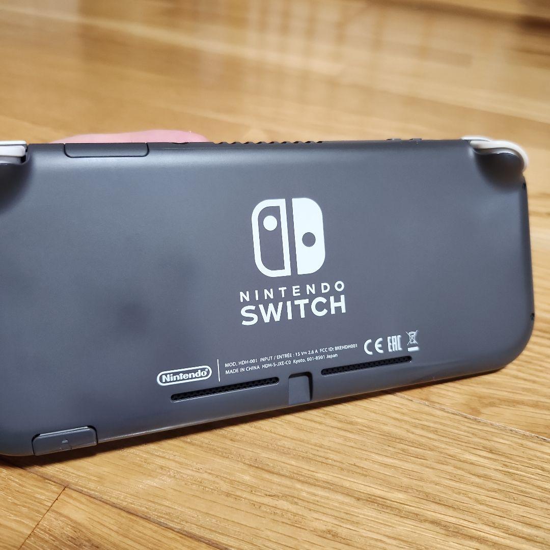 【動作品】ニンテンドー スイッチライト グレー 箱と充電器付き
