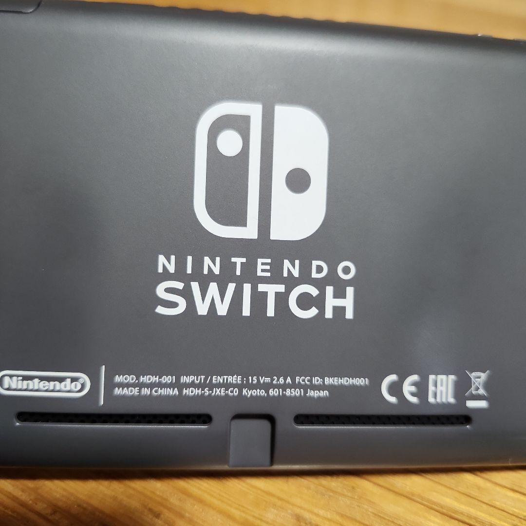 【動作品】ニンテンドー スイッチライト グレー 箱と充電器付き