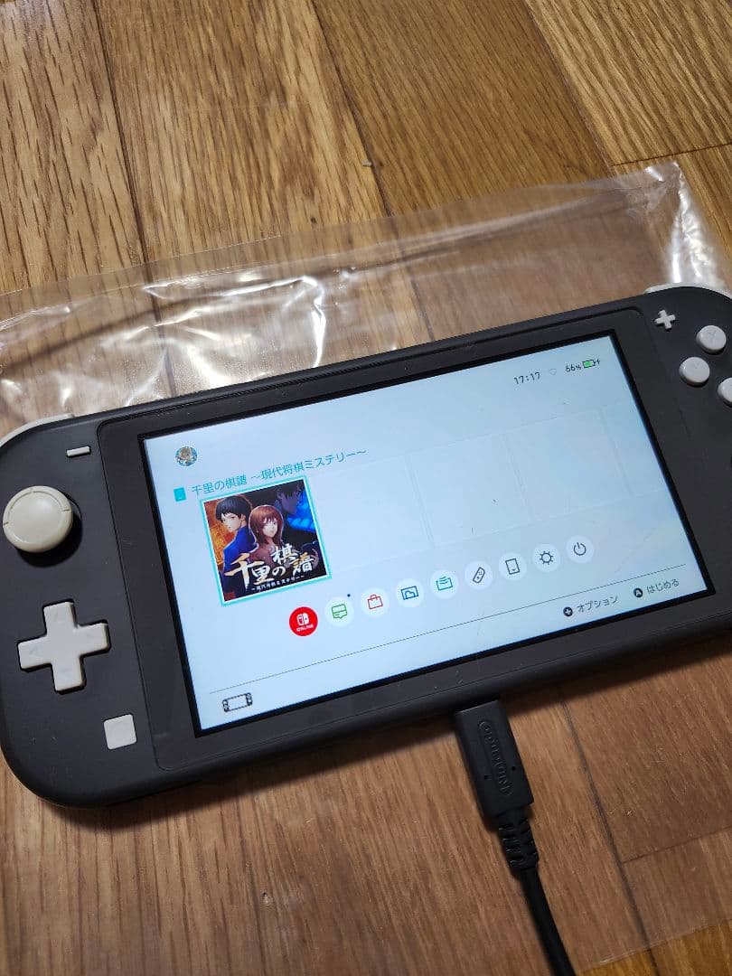【動作品】ニンテンドー スイッチライト グレー 箱と充電器付き