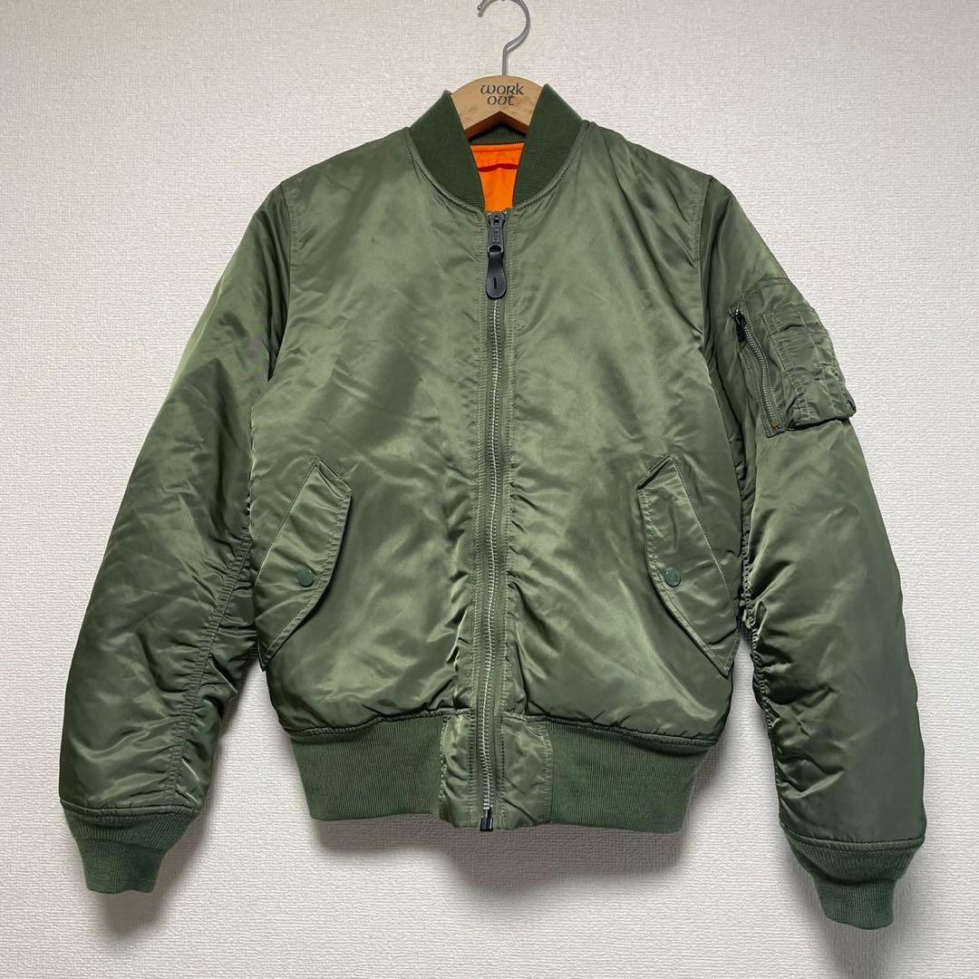 ALPHA INDUSTRIES ma1 リバーシブル　Mサイズ　Y2K