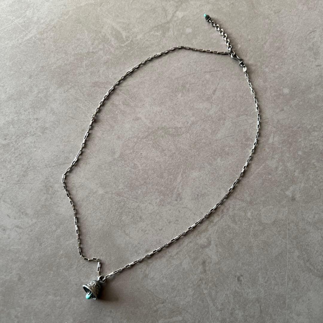 KAPITAL シルバーネックレス ターコイズ