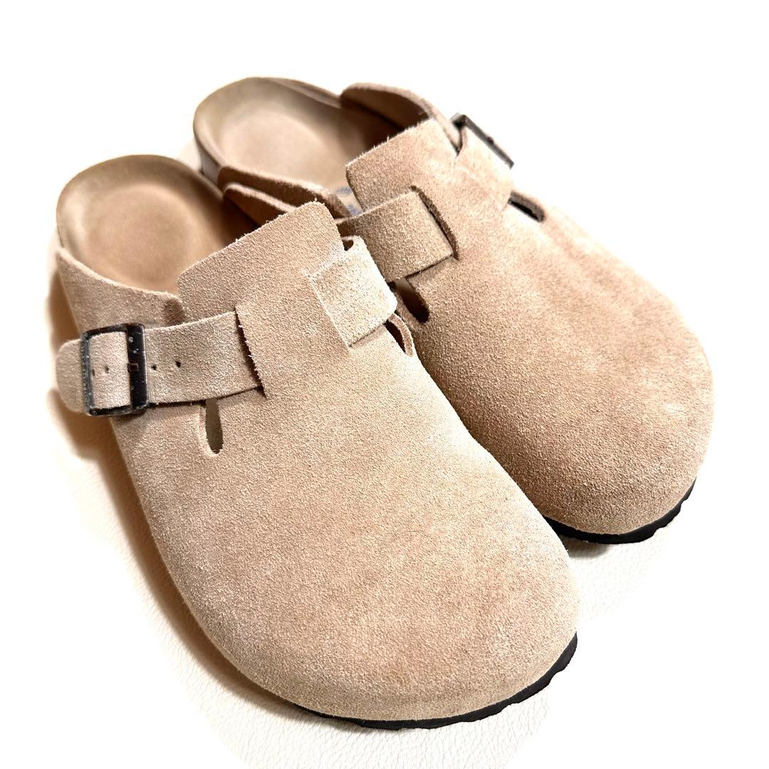 人気良品✨ビルケンシュトック 41 26.5 ボストン サボサンダル トープ