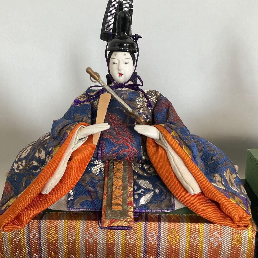 お雛様　親王飾　おひな様　雛祭り　レトロ　吊し雛　雛道具