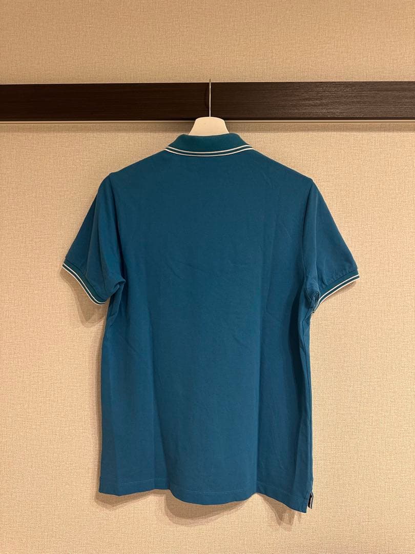 STONE  青 ポロシャツ