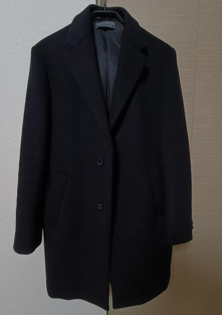 う*ん様 【美品】BEAUTY&YOUTH 「120S メルトンチェスターコート