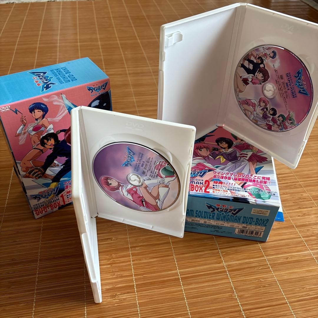 テン＊　夢戦士ウイングマン　DVDBOX（1・2セット）　帯付き