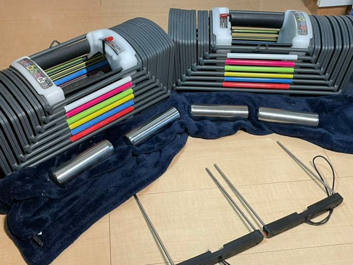 【値下げ】可変式ダンベル 80kg ベンチシート セット