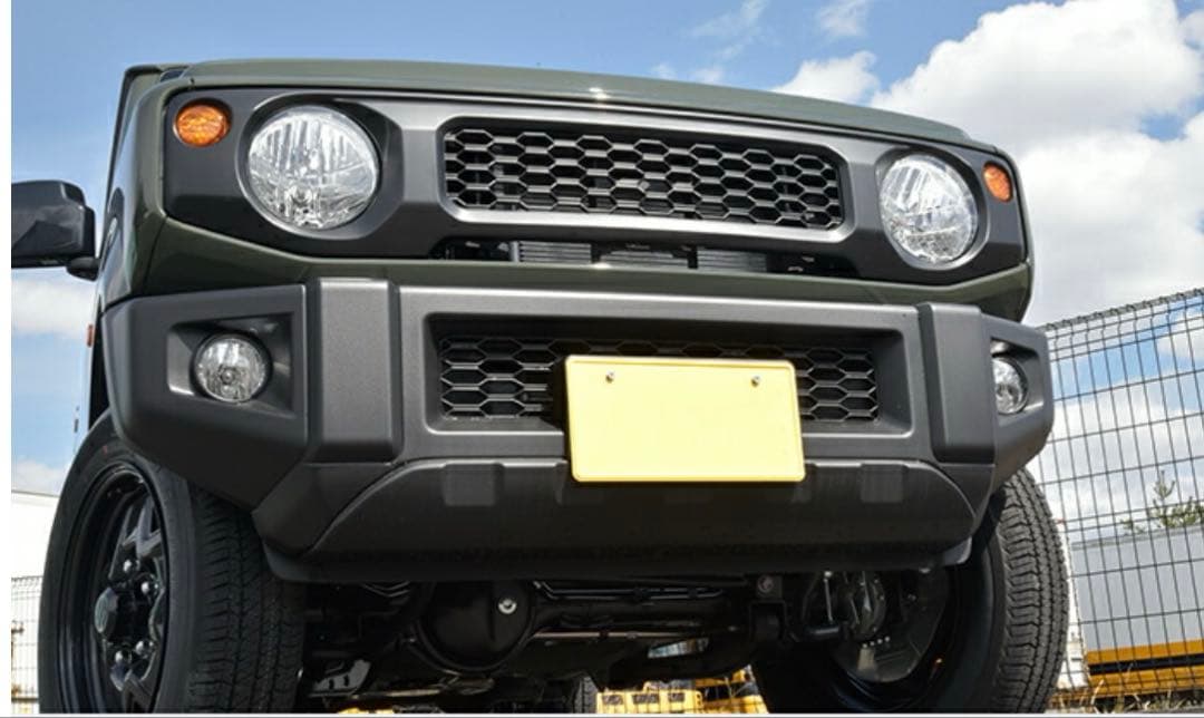 ジムニー JB64 JB74 フロントグリル マットブラック エンブレム スズキ