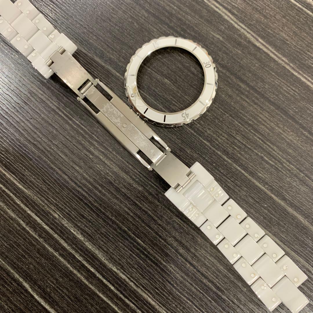 CHANEL J12  純正ベルト　ベゼル　セラミック