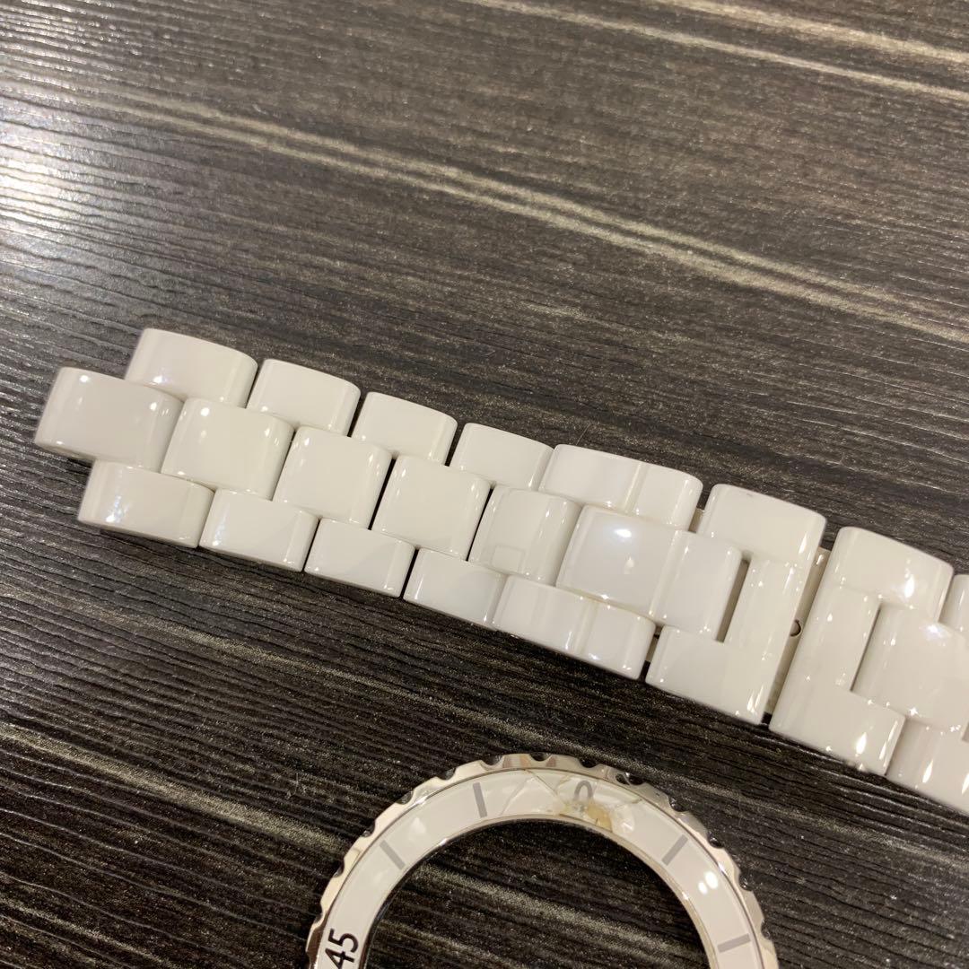 CHANEL J12  純正ベルト　ベゼル　セラミック