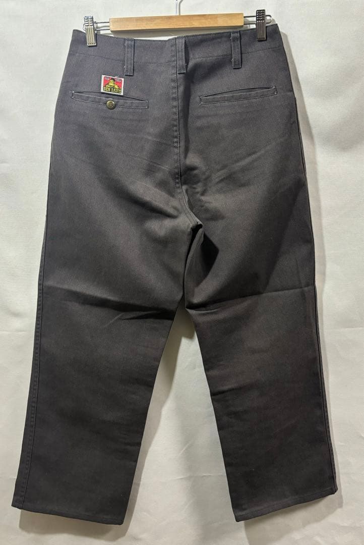 90s ben davis ワークパンツ フリスコパンツ グレー W31 米国製