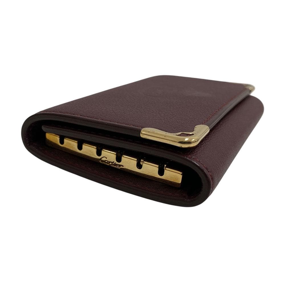 未使用 Cartier カルティエ マストライン キーケース 6連 ボルドー