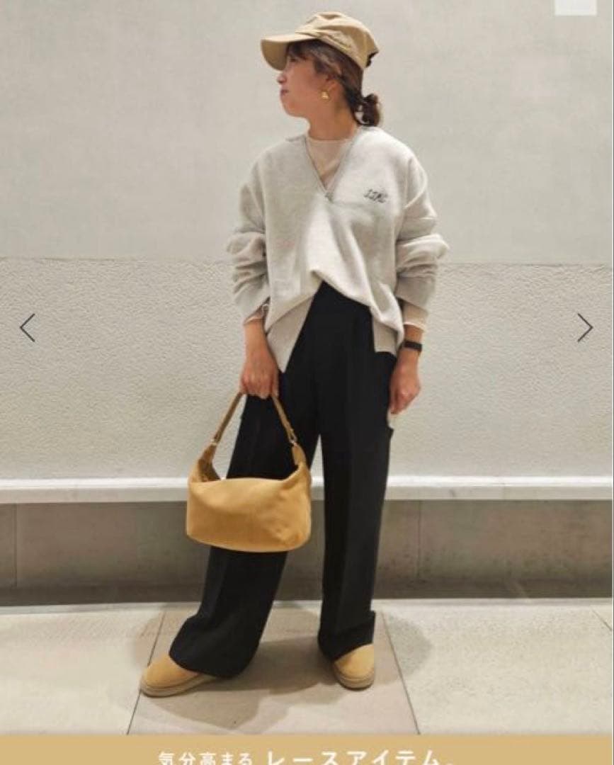 spickandspan スエード ショルダーバッグ