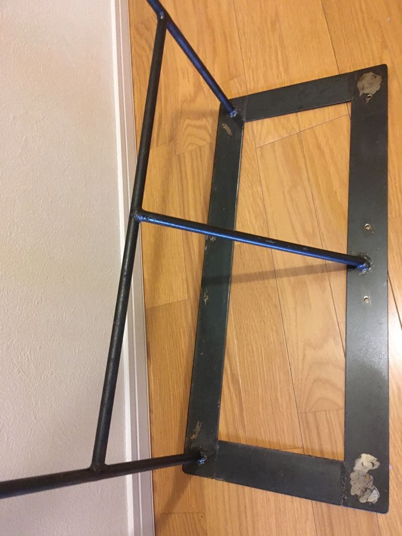 アイアンテーブル脚2本セット（※脚のみの出品です）　古道具　特注品　ヴィンテージ