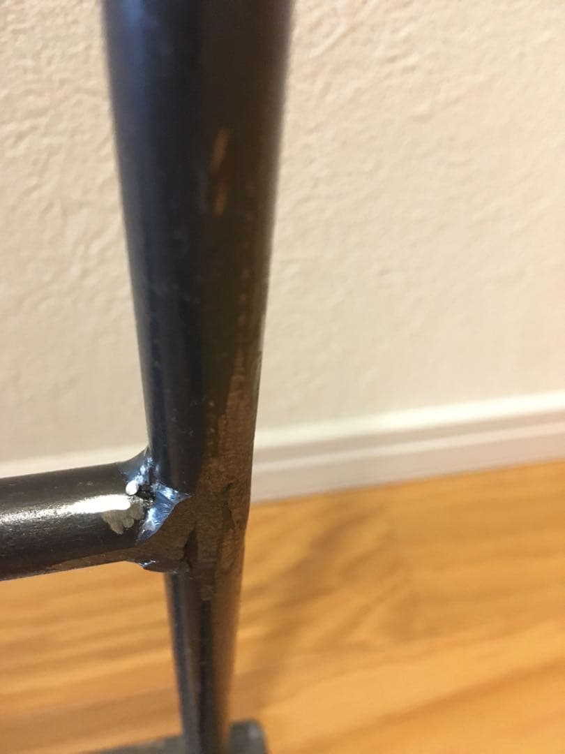 アイアンテーブル脚2本セット（※脚のみの出品です）　古道具　特注品　ヴィンテージ