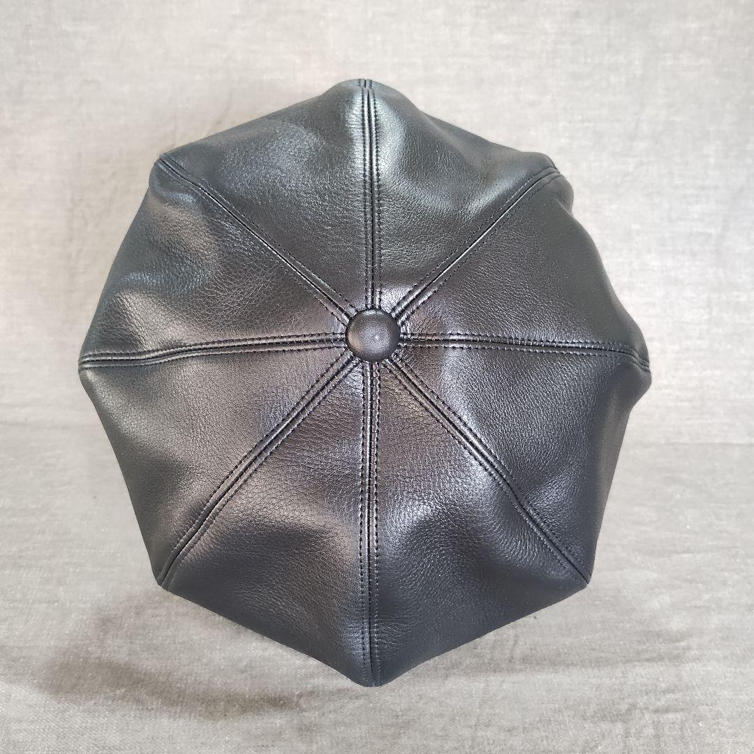 【SALE】牛本革　レザーキャスケット　M〜LLサイズ