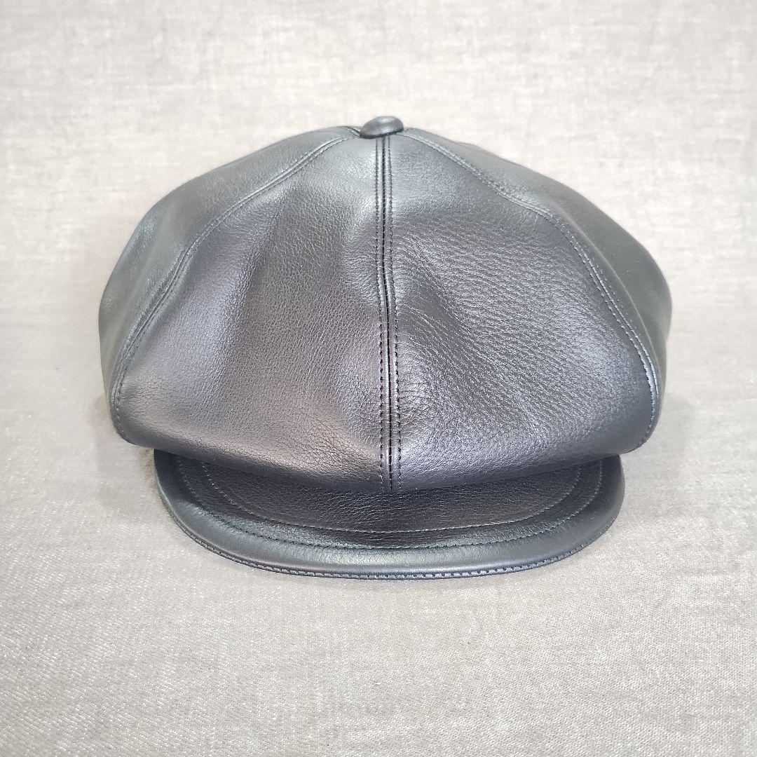 【SALE】牛本革　レザーキャスケット　M〜LLサイズ