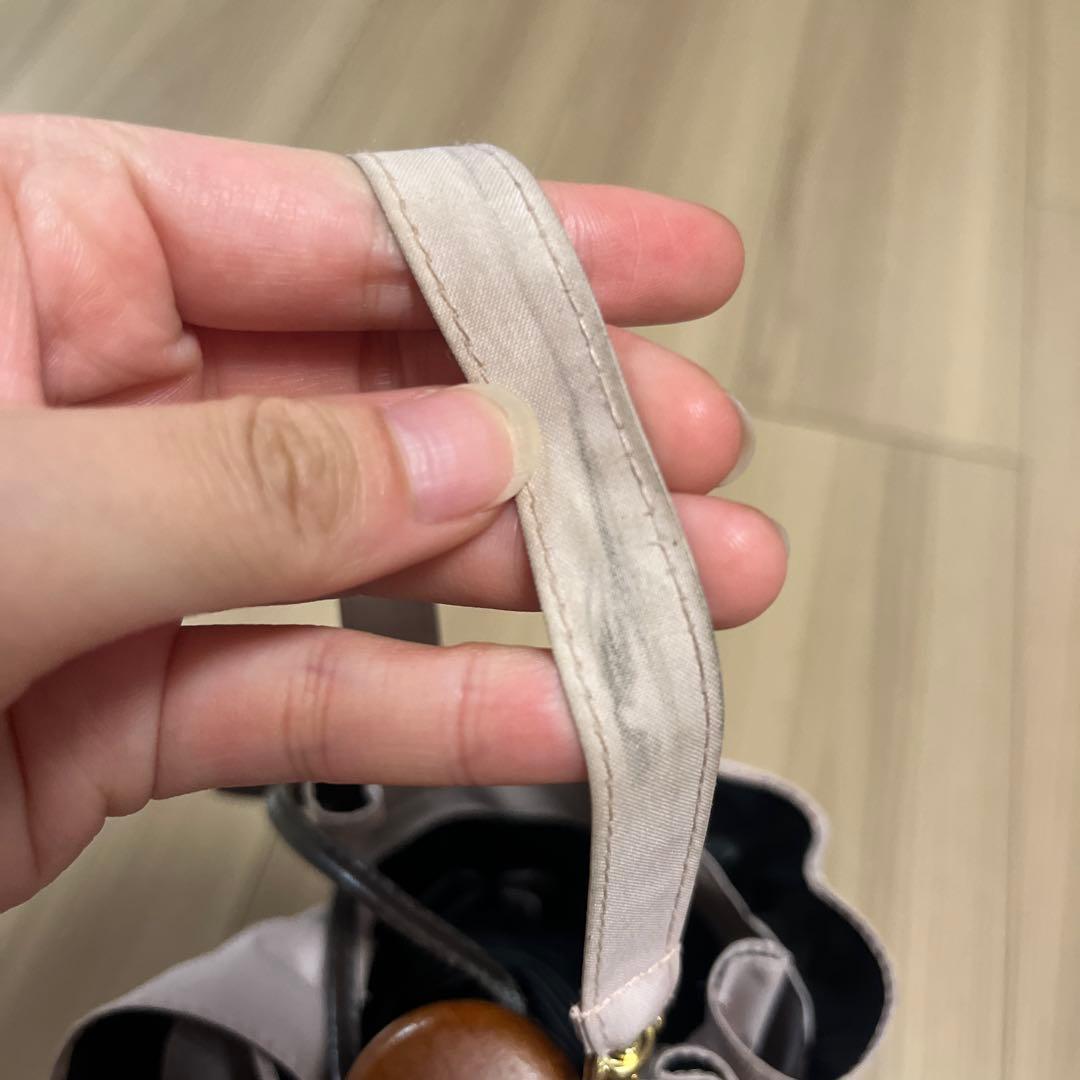 untule 日傘 3段折りたたみ フリル付き 完全遮光 ピンク