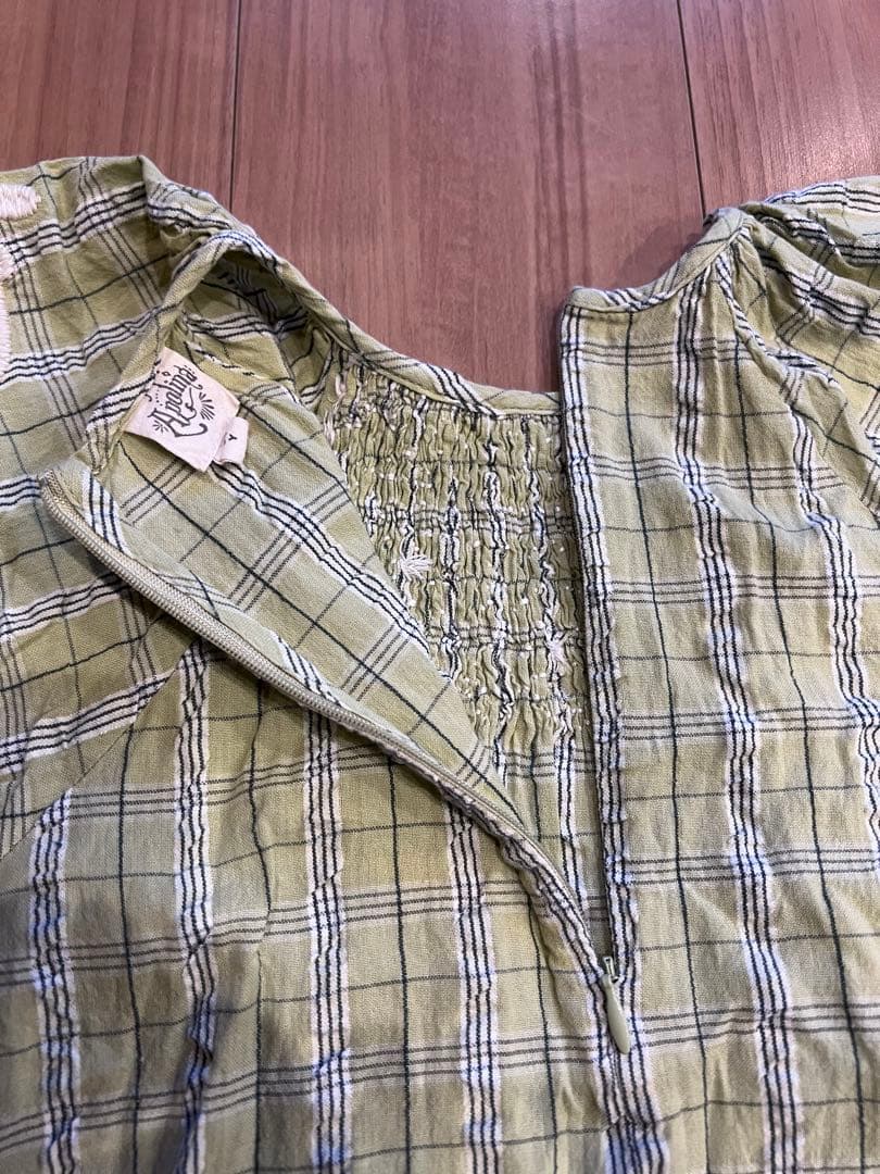 極美品 アポリナ キッズ 5-7 Y apolina kids ワンピース