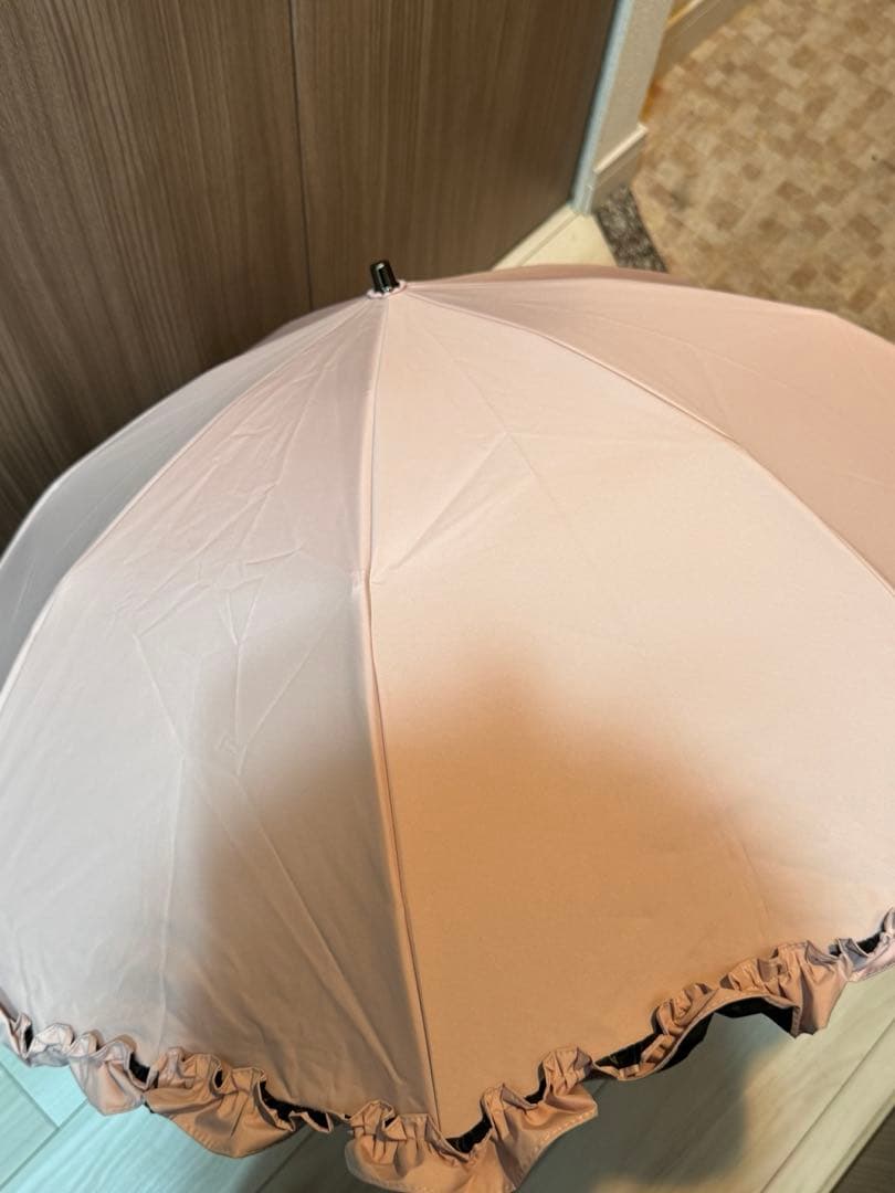 芦屋ロサブラン　2段折りたたみ日傘 ピンク UVカット