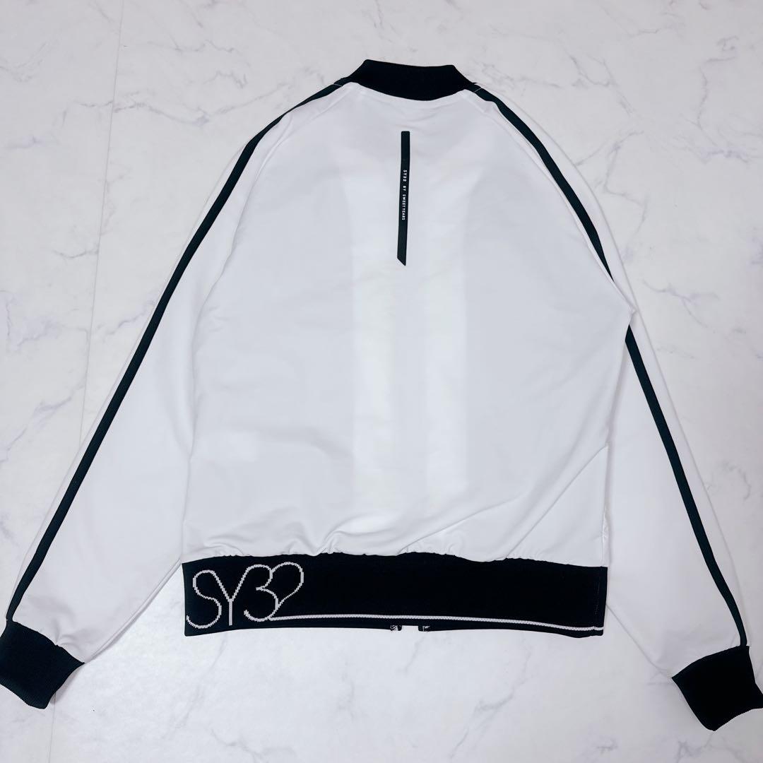 SY32 レディース フルジップアップブルゾン ホワイト サイズM
