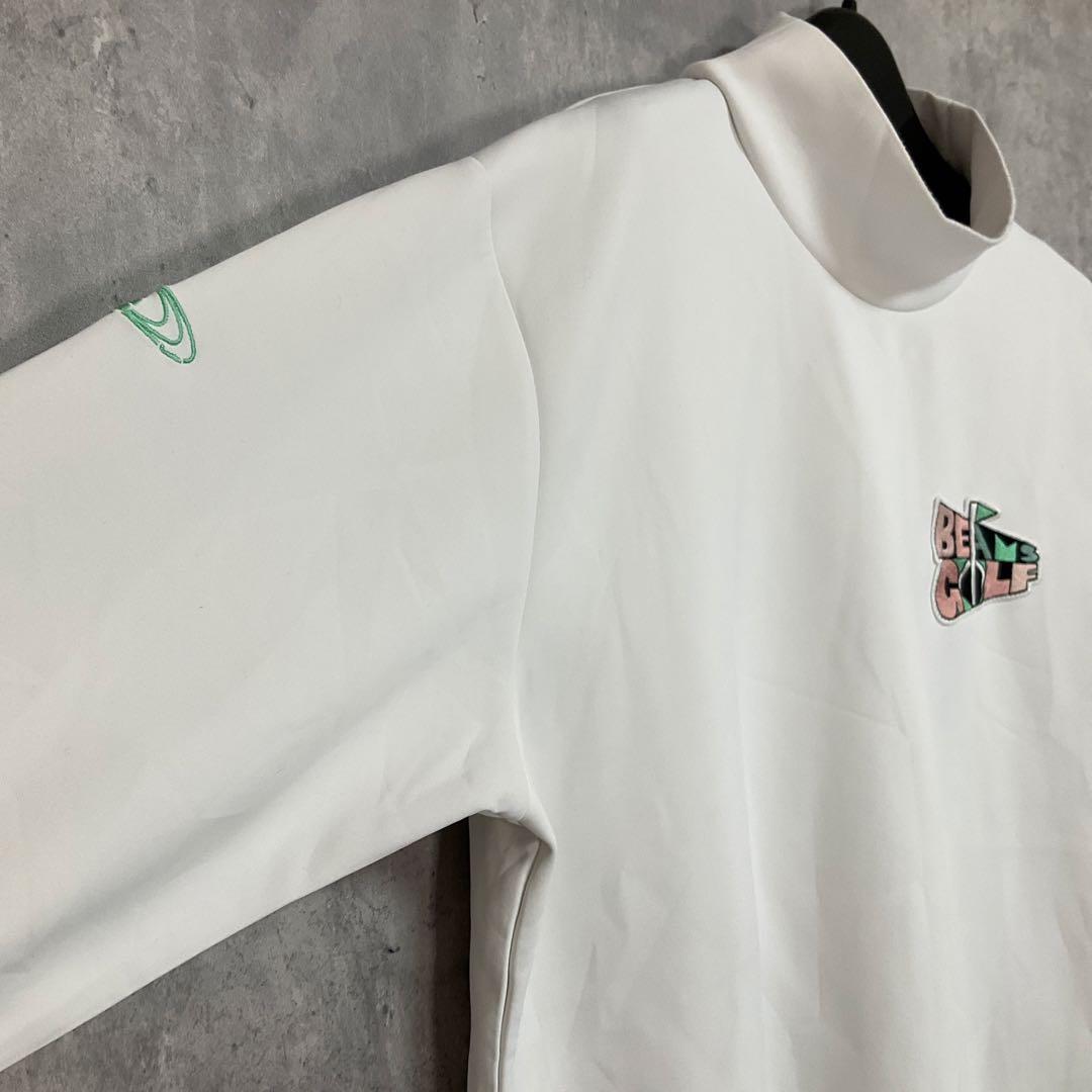 【BEAMS GOLF】　別注 フラッグモックネックシャツ　プルオーバー　ロンT