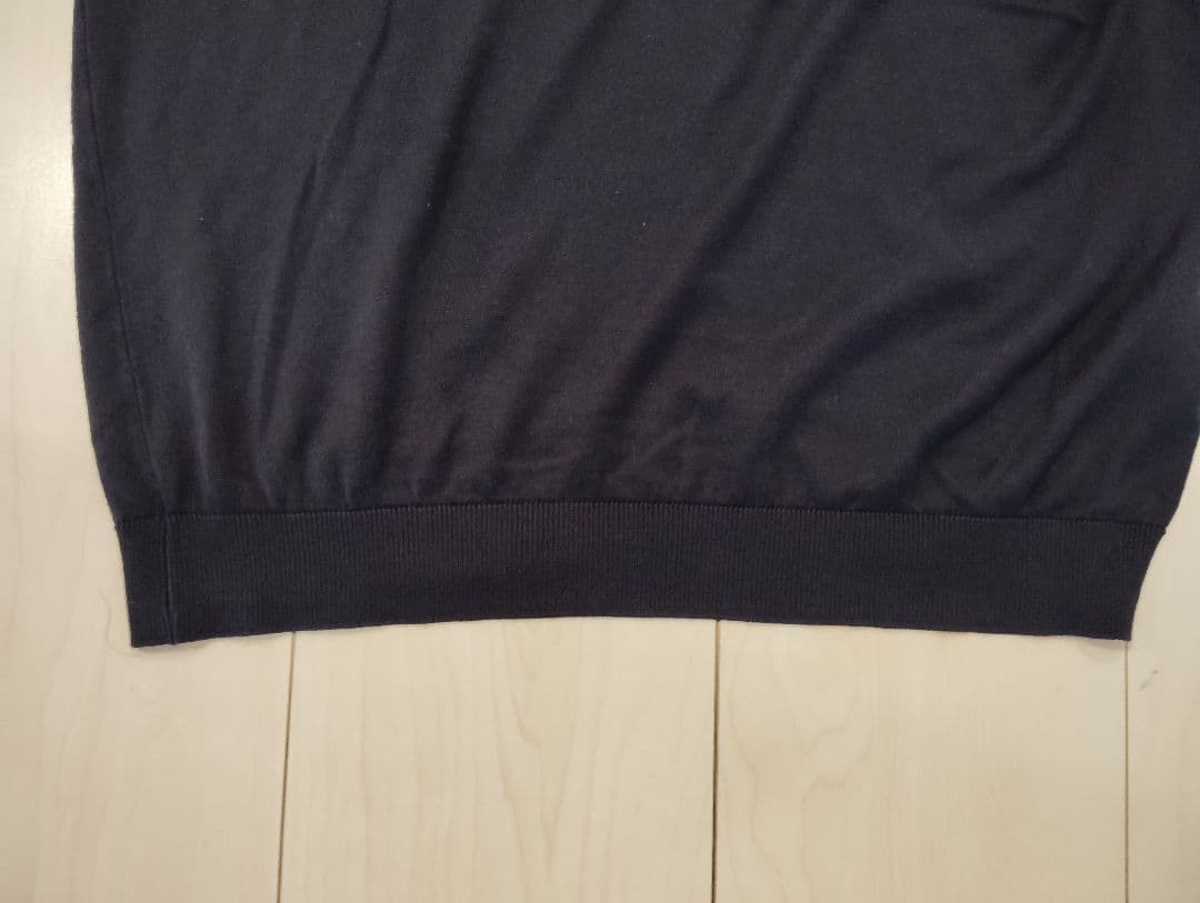 ジョンスメドレー ポロシャツ シーアイランドコットン ネイビー S