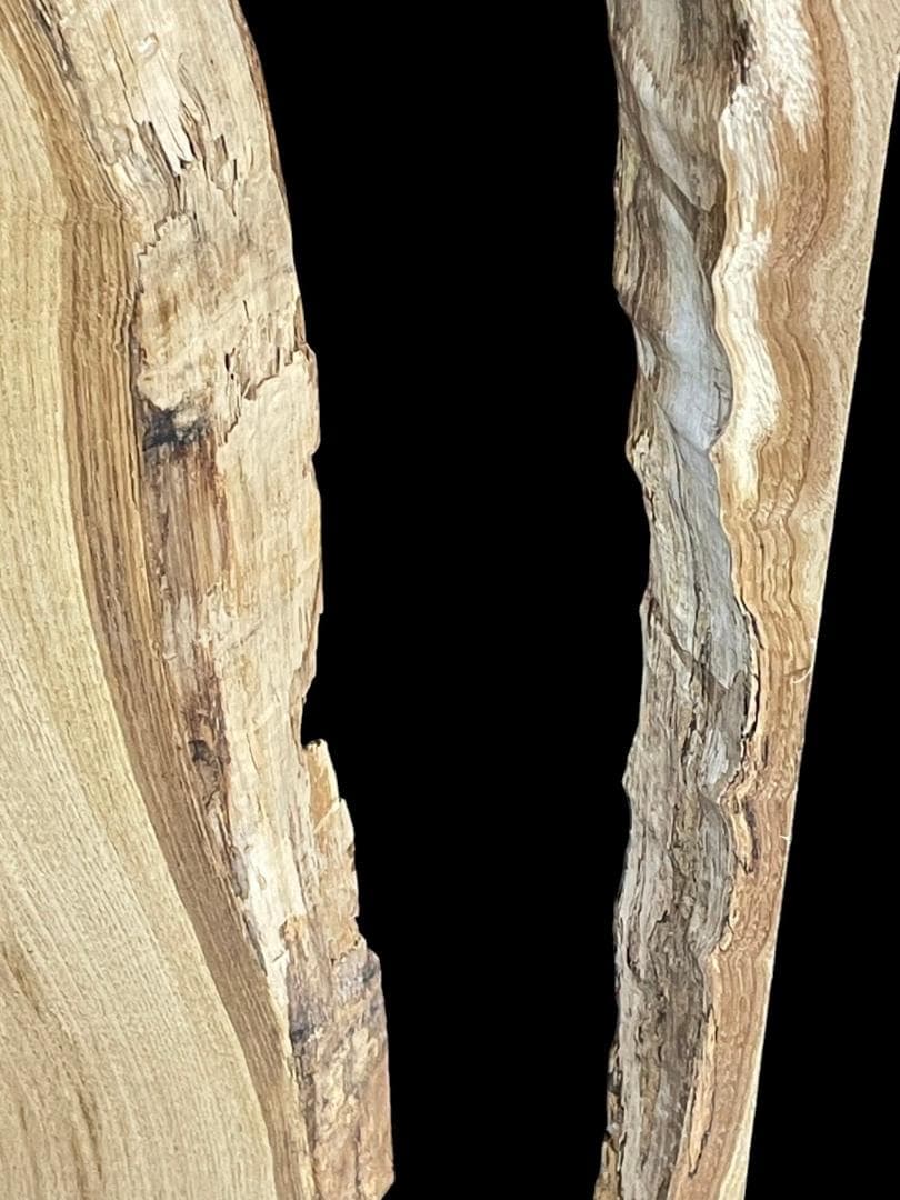 栗　M372-2　一枚板　乾燥材　棚板　カウンター　テーブル　DIY　耳付　天板