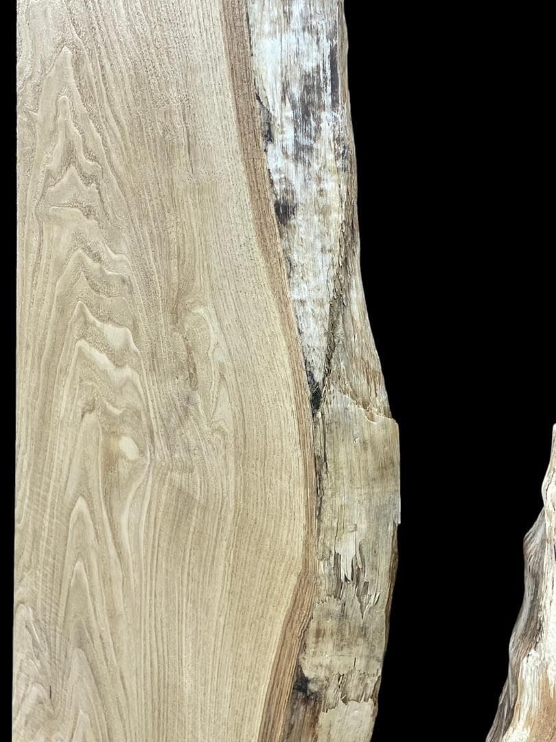 栗　M372-2　一枚板　乾燥材　棚板　カウンター　テーブル　DIY　耳付　天板