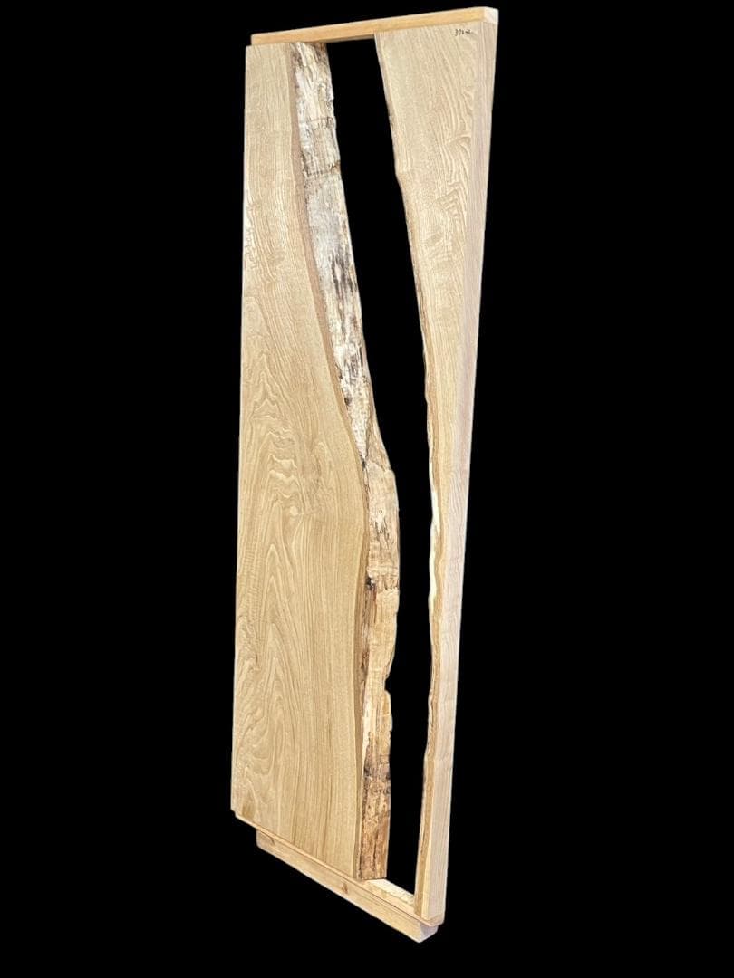 栗　M372-2　一枚板　乾燥材　棚板　カウンター　テーブル　DIY　耳付　天板