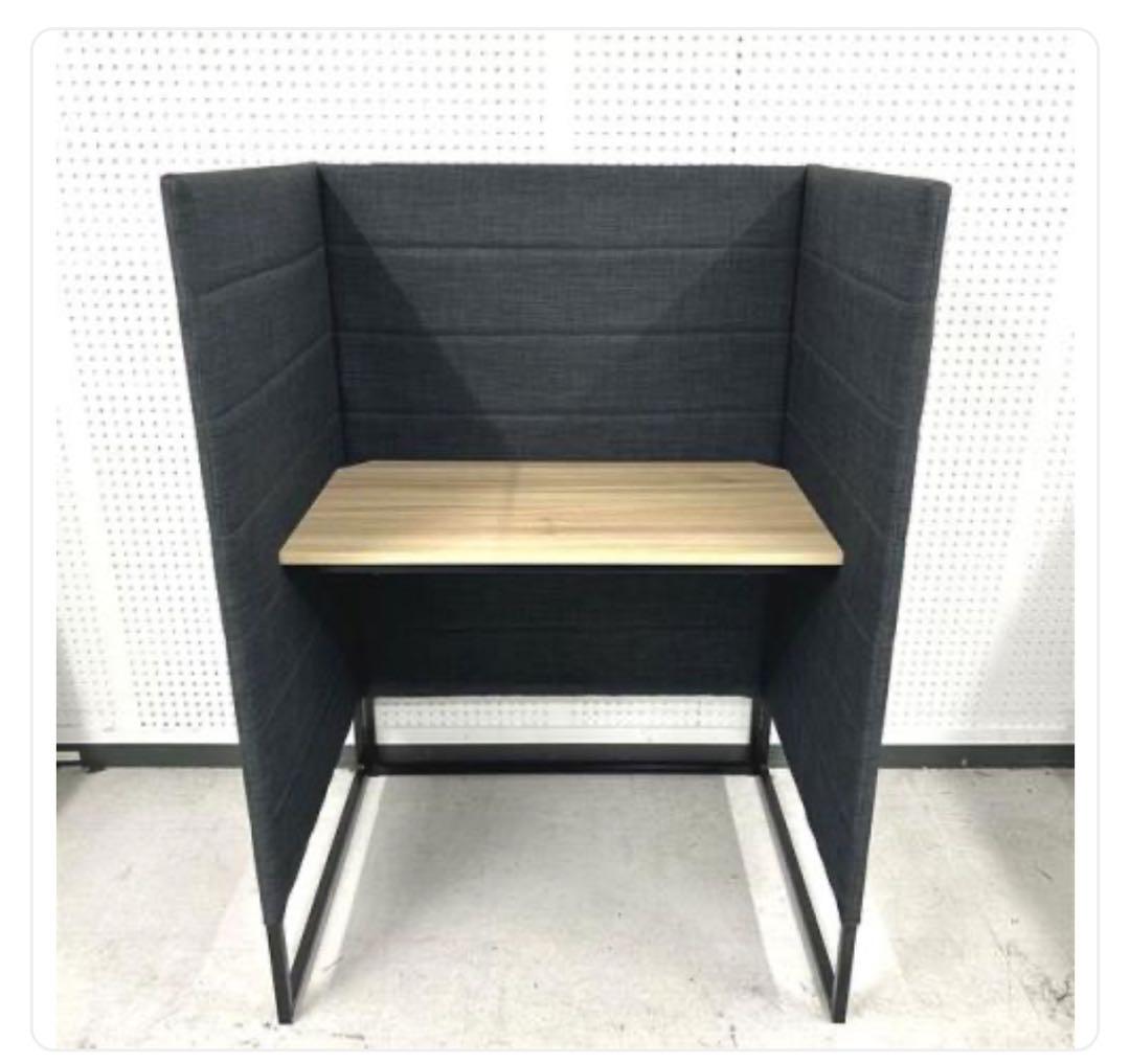 送料込み アスプルンド 集中ブース デスク テレワーク