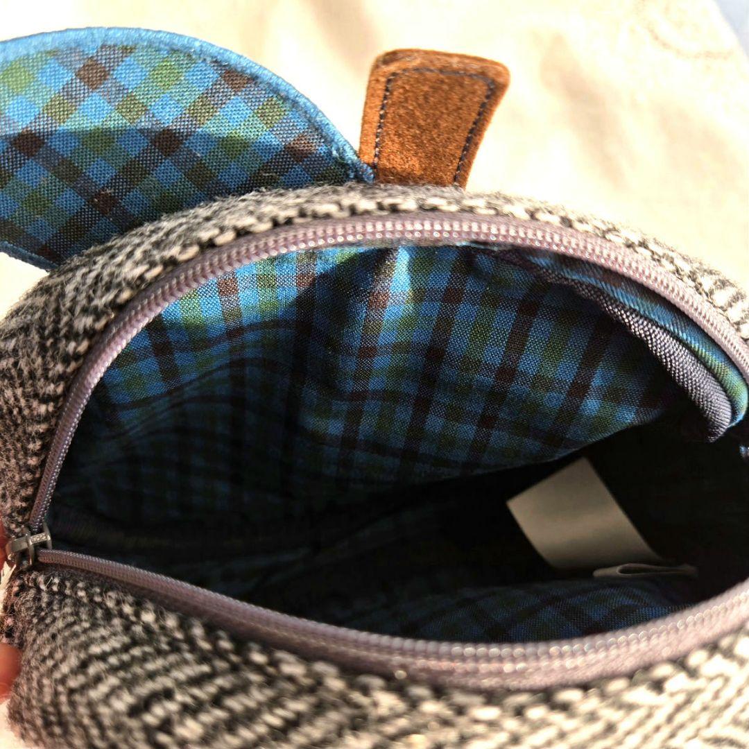 【美品】ファミリアショー　限定　ヘリンボーンバッグ　リンゴポーチ