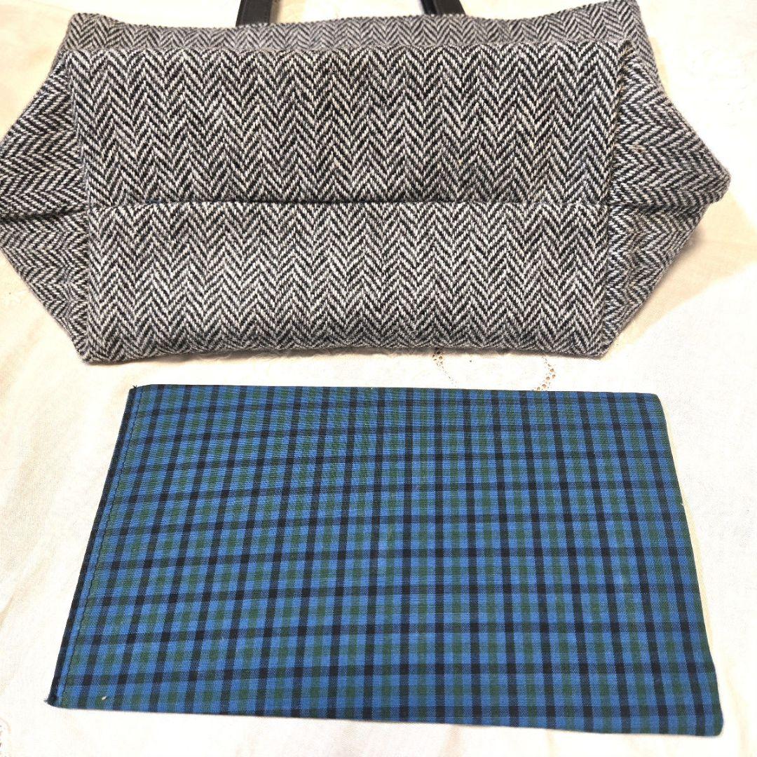 【美品】ファミリアショー　限定　ヘリンボーンバッグ　リンゴポーチ