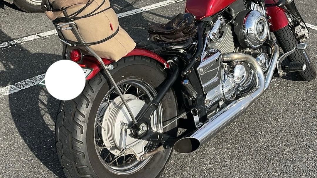 ドラッグスター400 2in1 マフラー フルエキ スラッシュ 車検対応