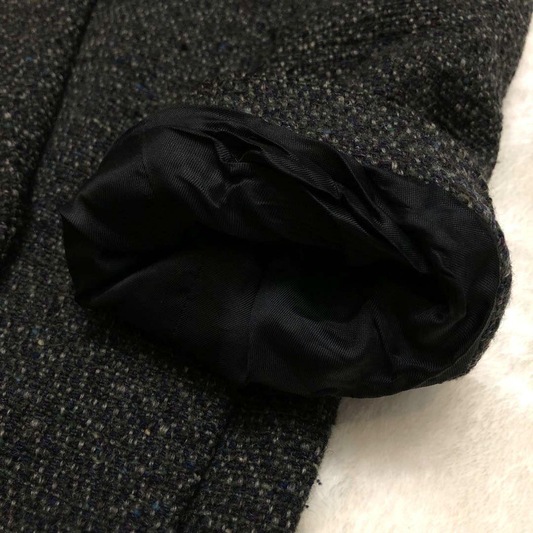 ★美品★ステラマッカートニー ツイードチェスターコート ダブル グレー 36 M